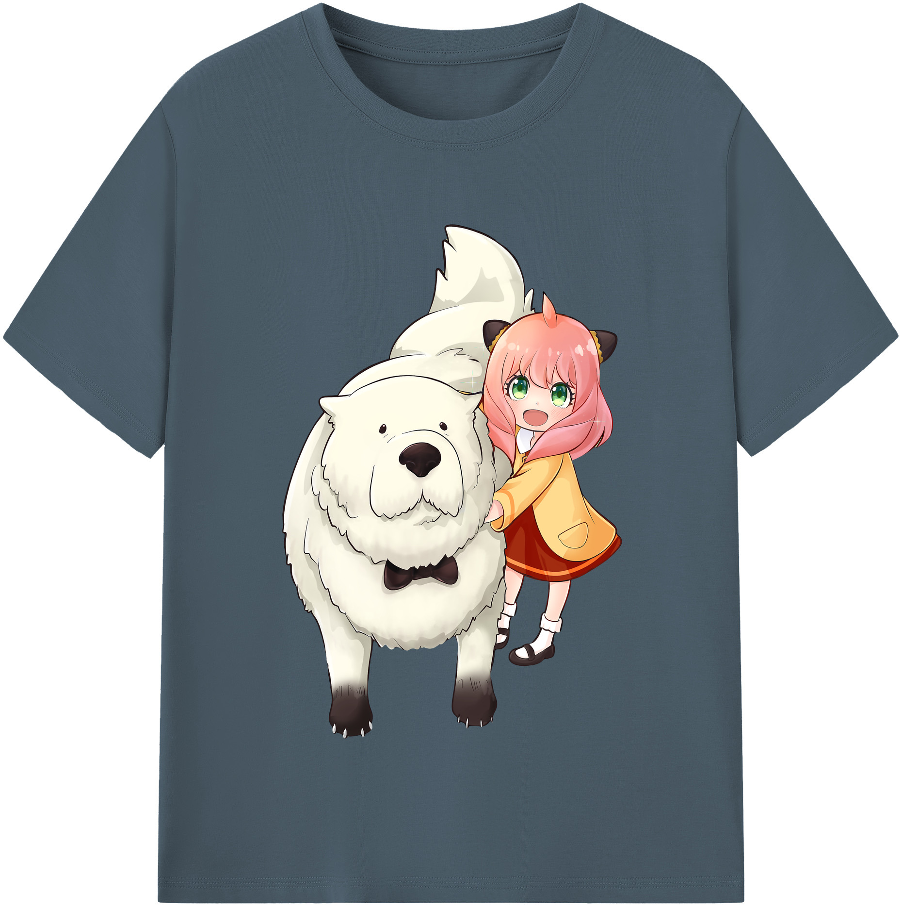 （画像用） SPY×FAMILY间谍家家酒 綿100％半袖Tシャツ（フロントプリント）